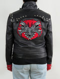 Vi Pit Fighter Black and Red Jacket