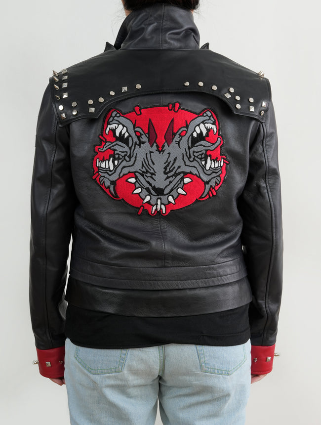 Vi Pit Fighter Black and Red Jacket