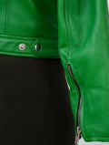 blue mary king of fighters maximum impact real bout fatal fury green leather jacket