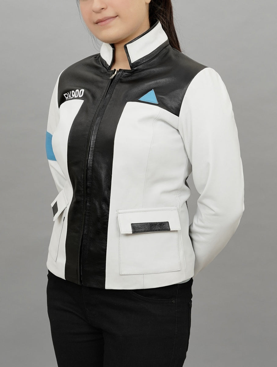 Connor Detroit Become Human Leather Jacket - Just American Jackets