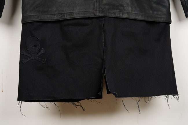 FF XV Noctis Lucis Black Cosplay Costume Leather Jacket