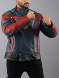 Handmade Inspired Chris Pratt Star Lord Vol 3 Cosplay Costume Real Leather Jacket