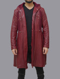 Handmade Inspired Elric Edward Fullmetal Alchemist Halloween Cosplay Costume Leather Trench Coat