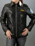 Kelly Mcgillis Top Flight Leather Jacket