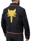 Once Upon a Time in Mexico Antonio Banderas Black Suede Jacket