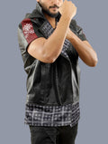 Handmade Yozara Black Kingdom Hearts Costume Leather Jacket