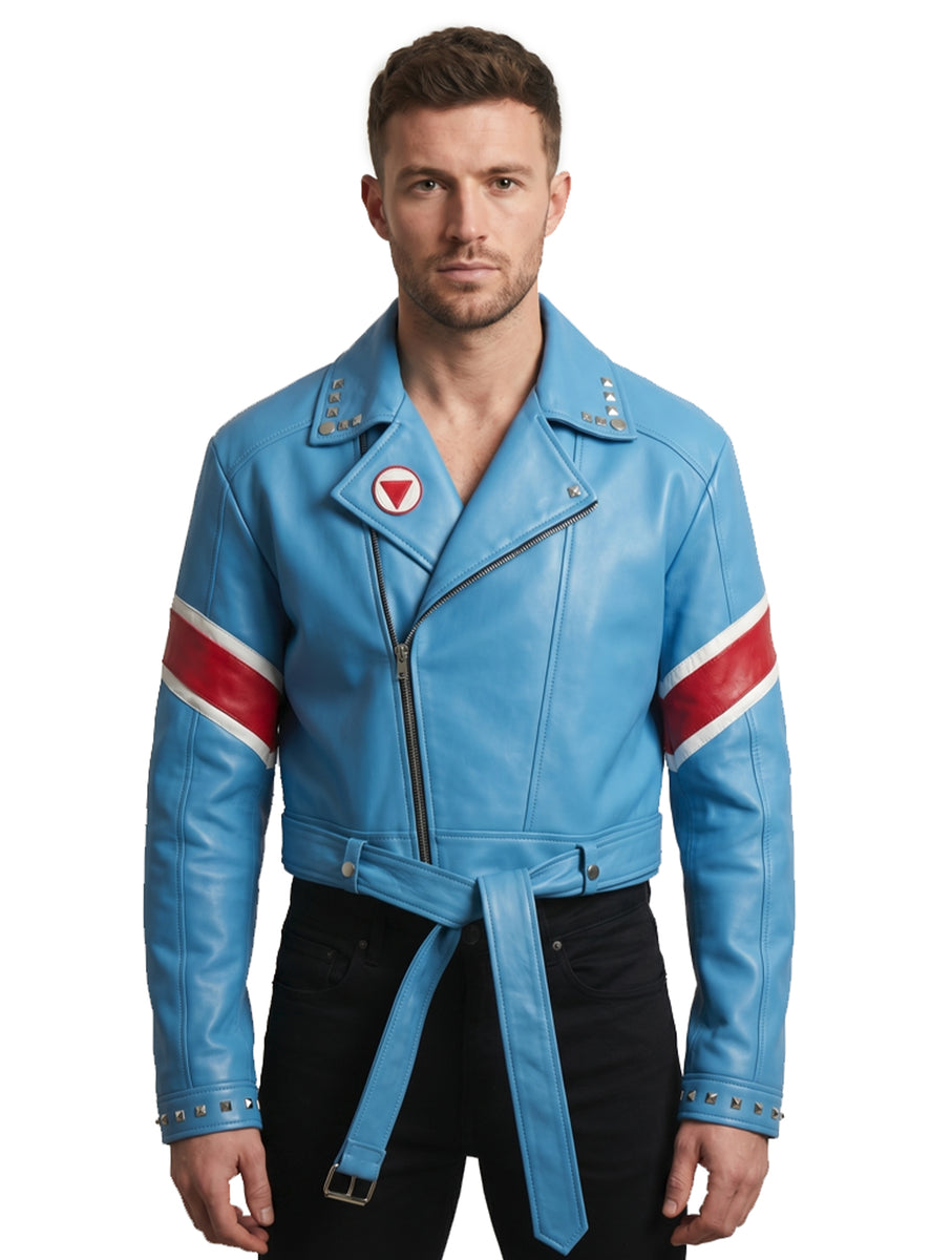 Cammy UK Flag Cropped Leather Jacket – Fanzilla Jackets