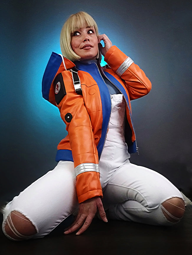 Womens Wattson Hooded Leather Jacket