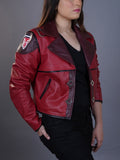 Women Inspired Vi Jacket Arcane League Of Legends Cosplay Costume Red Leather Jacket