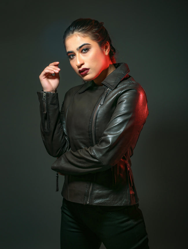 Womens Brown Leather Jacket