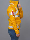 David Martinez Yellow Cosplay Leather Jacket