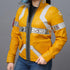 David Martinez Inspired Yellow Cosplay Leather Jacket