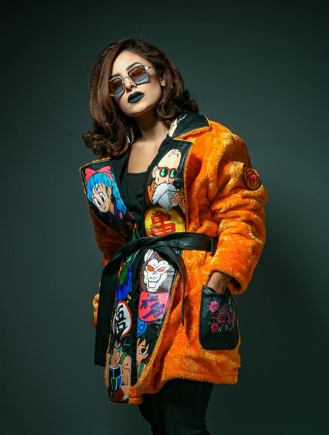Women Goku Fur Jacket