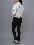 Women Inspired Racer Miku Good Smile Racing Costume White Leather Jacket