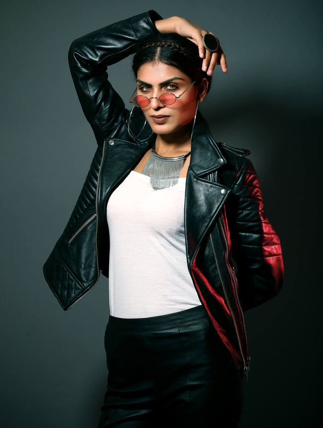 Womens Black Leather Jacket