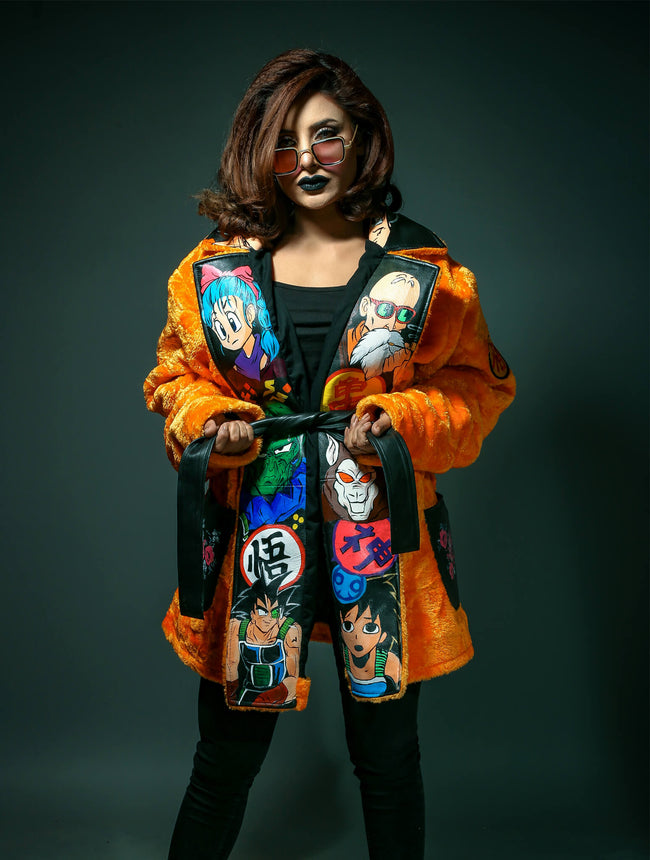 Hand Painted Womens Goku Jacket