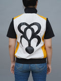  Riku Cosplay Kingdom Hearts 3 White Leather Vest 