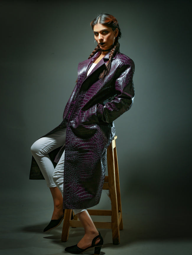 Joker Purple Custom Coat