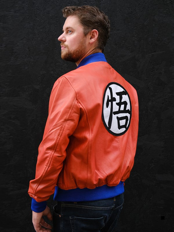 Goku Leather Bomber Jacket