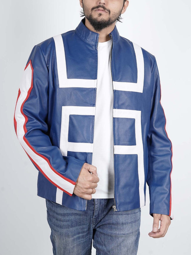 Mens Inspired Blue Cosplay Costume Jacket