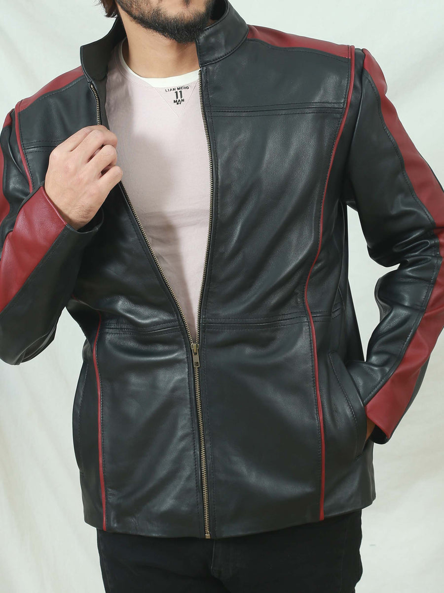 Buy Mens Red Capsule Motorcycle Jacket – Fanzilla Jackets