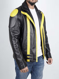 Mens Poke Spark Yellow Team Leader Jacket Anime Costume Cosplay Outfit