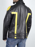 Mens Poke Spark Yellow Team Leader Jacket Anime Costume Cosplay Outfit