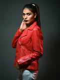 Womens Handmade Red Southside Jacket
