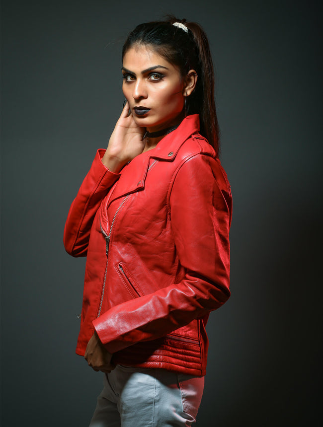Womens Handmade Red Southside Jacket