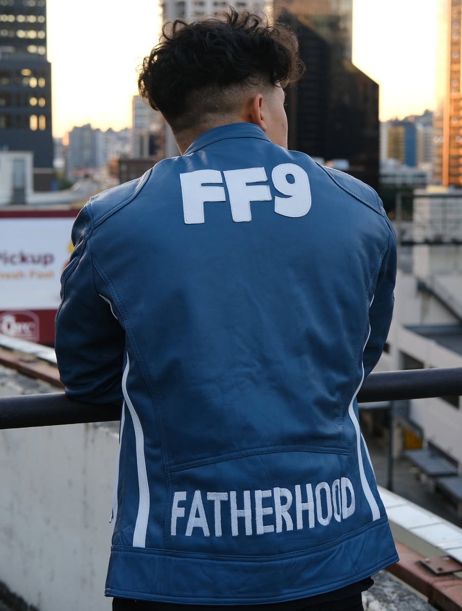 Buy Vin Diesel Fast and Furious FF9 Blue Leather Jacket – Fanzilla