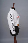 Women Racer Miku Good Smile Racing Cosplay White Leather Jacket
