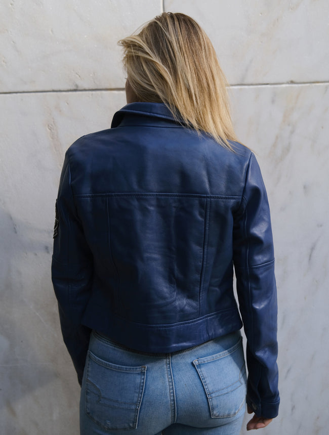 Womens Capsule Corp Leather Jacket