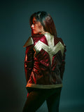 Wonder Woman Red Leather Jacket
