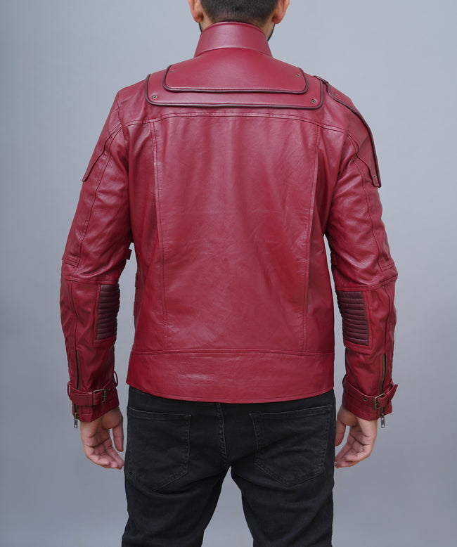 Star Lord 2 Chris Pratt Real Leather Jacket