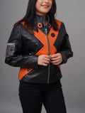 women MHA inspired costume cosplay black jacket