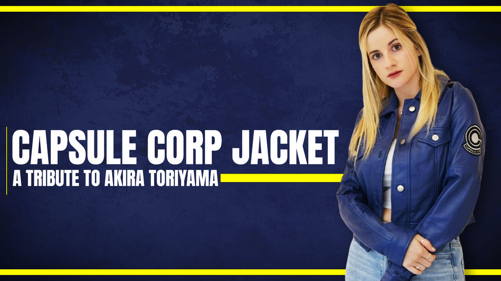 Capsule Corp Jacket- A Tribute To Akira Toriyama