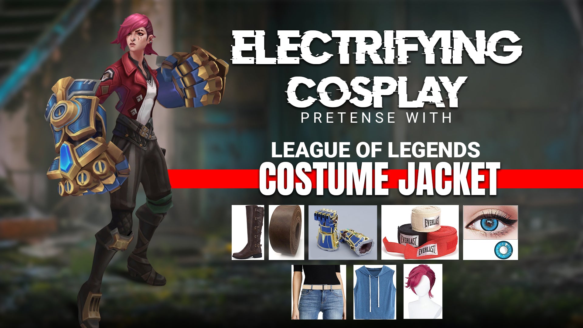 Electrifying Cosplay Pretense With League Of Legends Costume Jacket