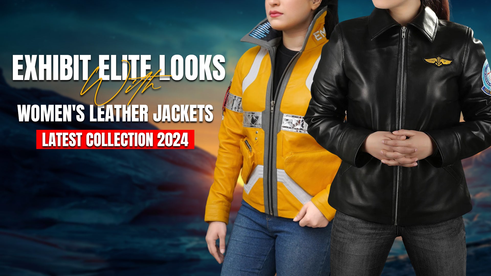 Exhibit Elite Looks With Women's Leather Jackets Latest Collection 2024