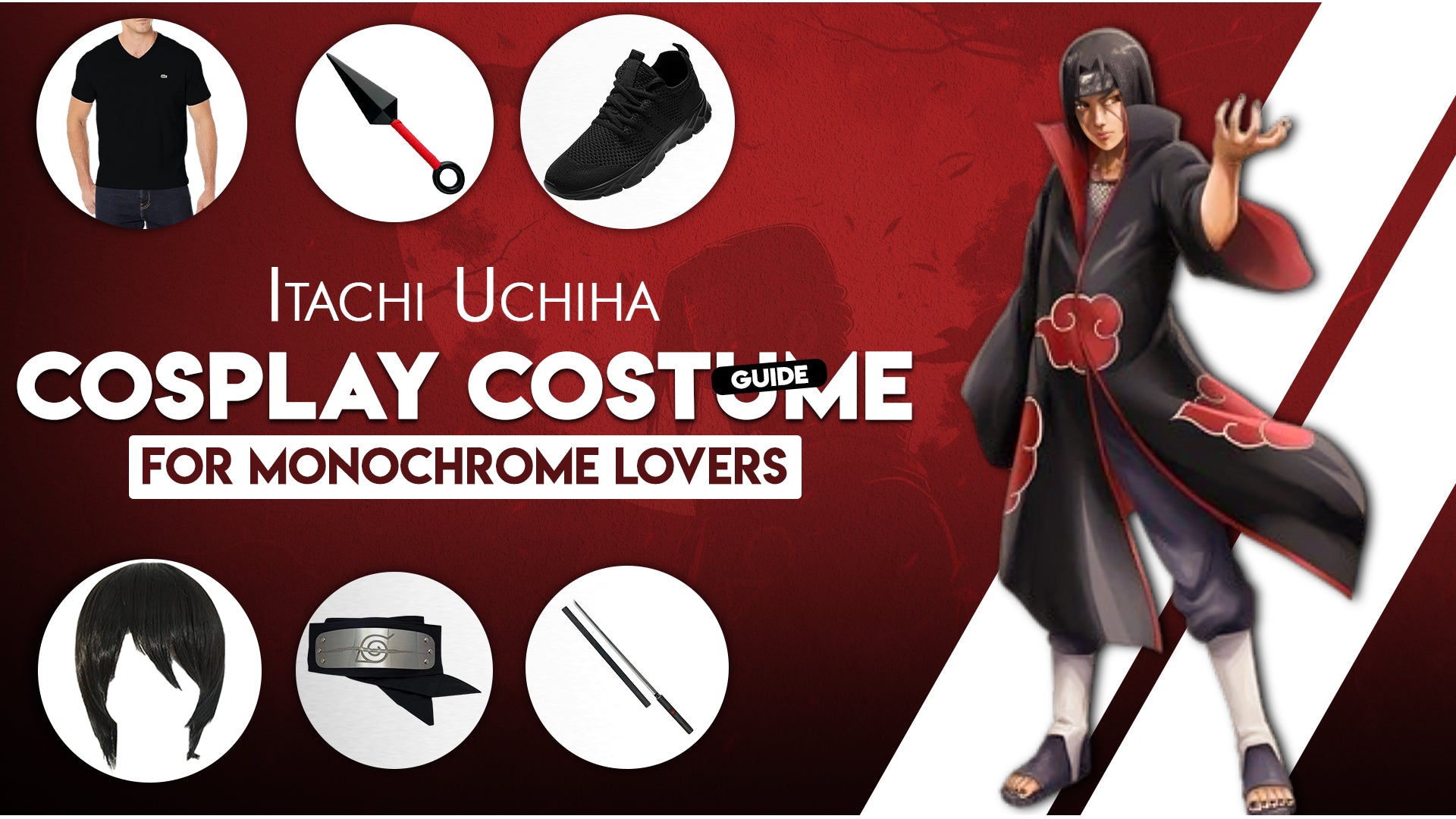 Itachi Uchiha Cosplay Costume Guide For Monochrome Lovers