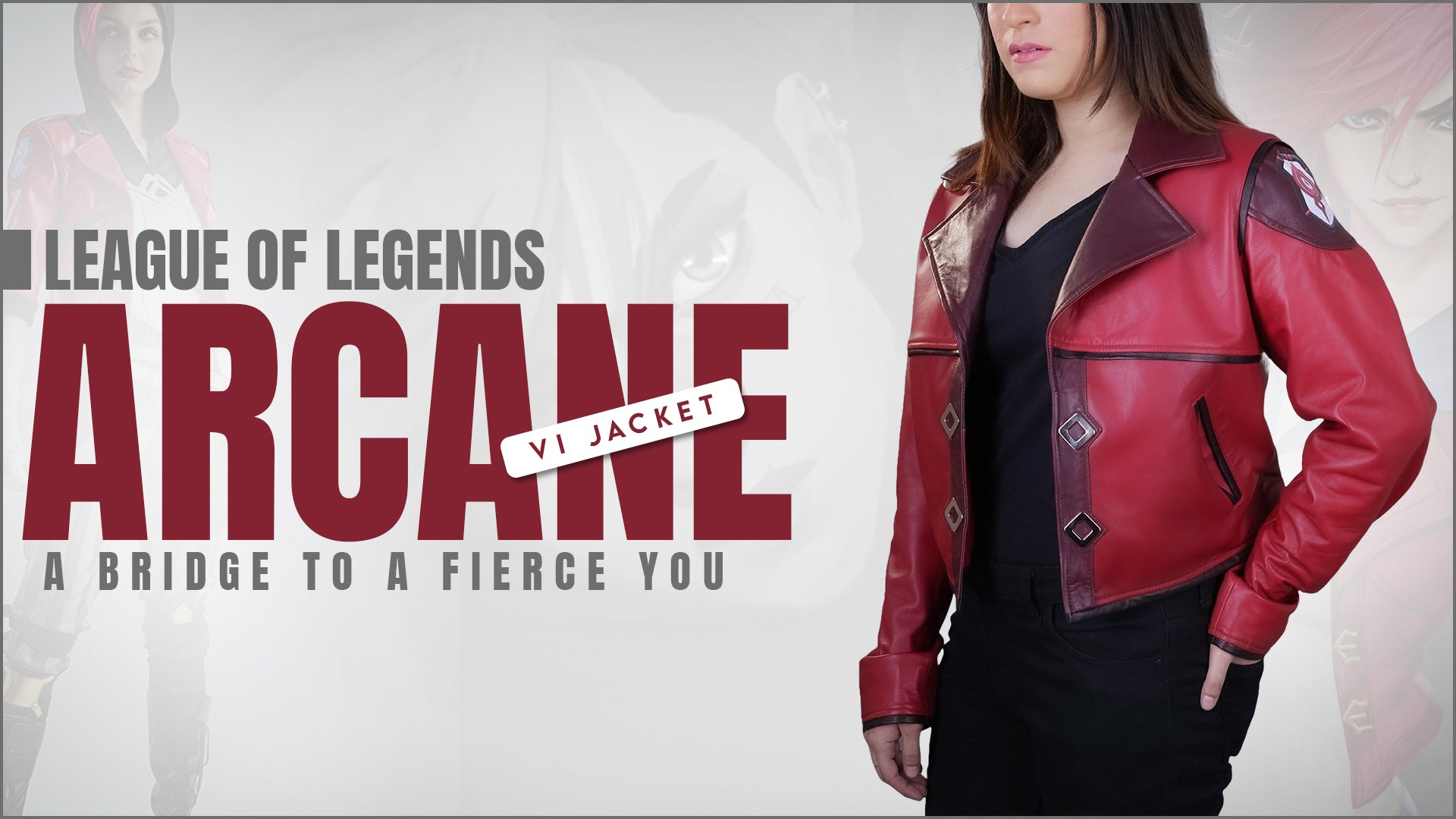 League Of Legends Arcane Vi Jacket - A Bridge To A Fierce You