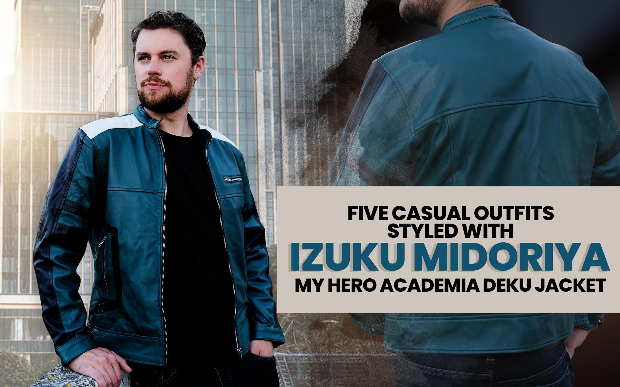 Five Casual Outfits Styled with Izuku Midoriya My Hero Academia Deku Jacket