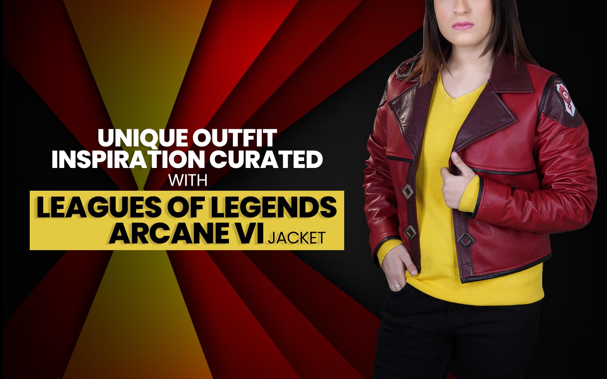 Unique Outfit Inspiration Curated with Leagues Of Legends Arcane VI Jacket