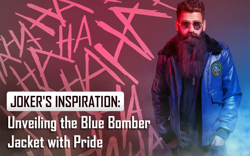 Joker's Inspiration: Unveiling the Blue Bomber Jacket with Pride