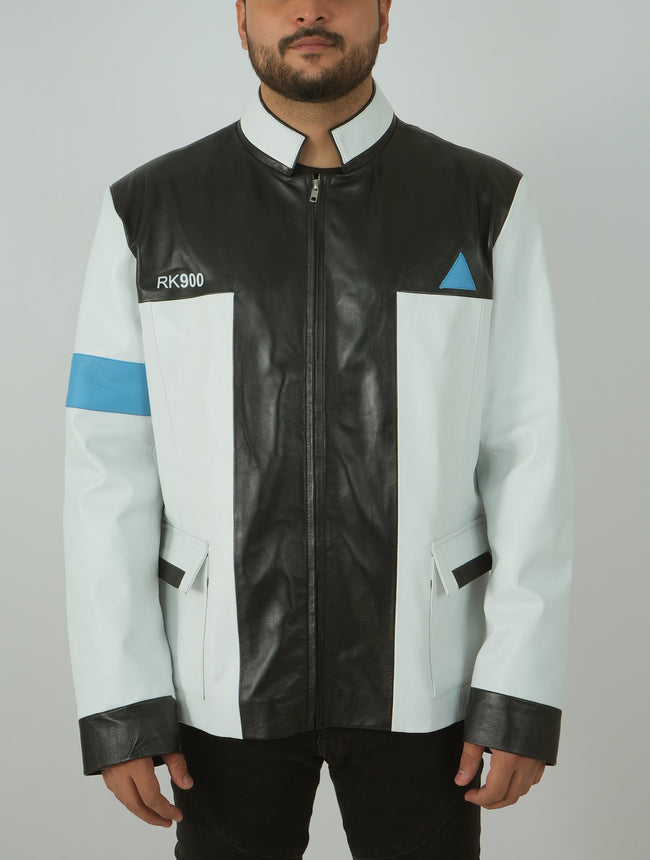 Handmade Detroit Become Human Connor RK900 Leather Jacket