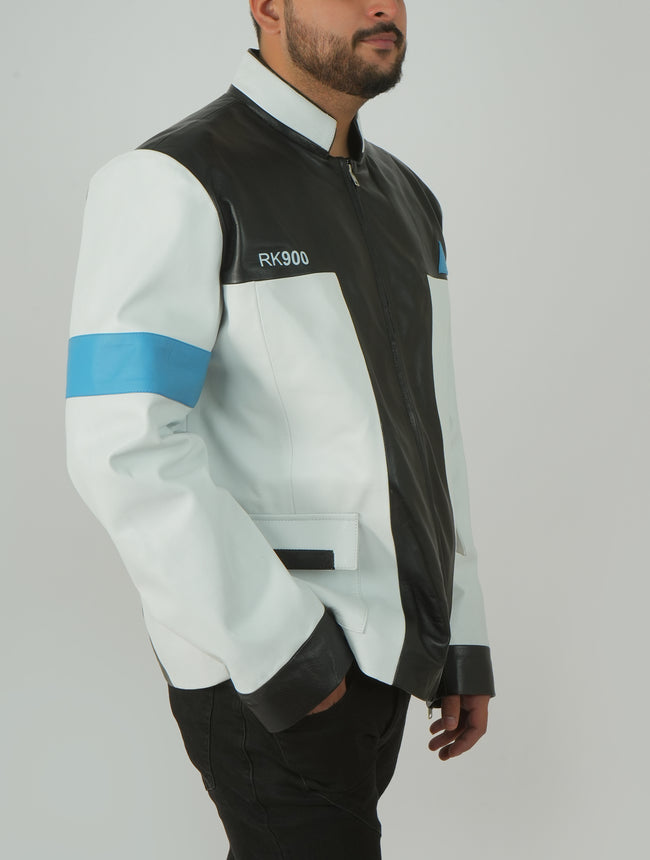 Handmade Detroit Become Human Connor RK900 Leather Jacket