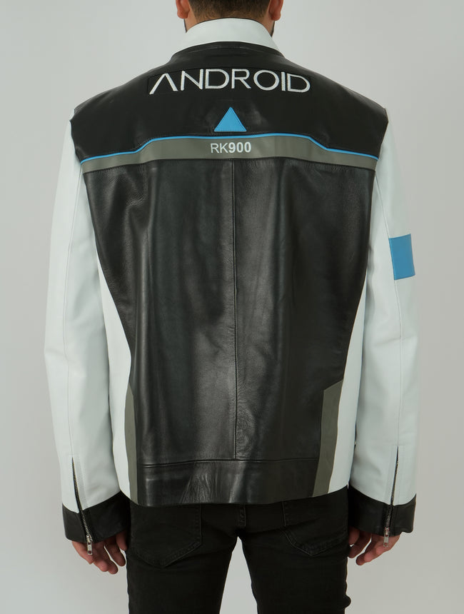 Handmade Detroit Become Human Connor RK900 Leather Jacket