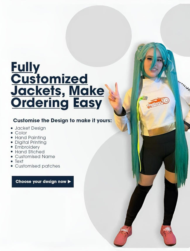 Made to Order Customized Leather Jacket | Personalized Custom Cosplay Commission for Men and Women