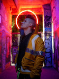 David Martinez Cyberpunk Edgerunner Inspired Yellow Costume Cosplay Leather Jacket