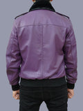 Men Goon Clown Prince Of Crime Bomber Costume Leather Jacket