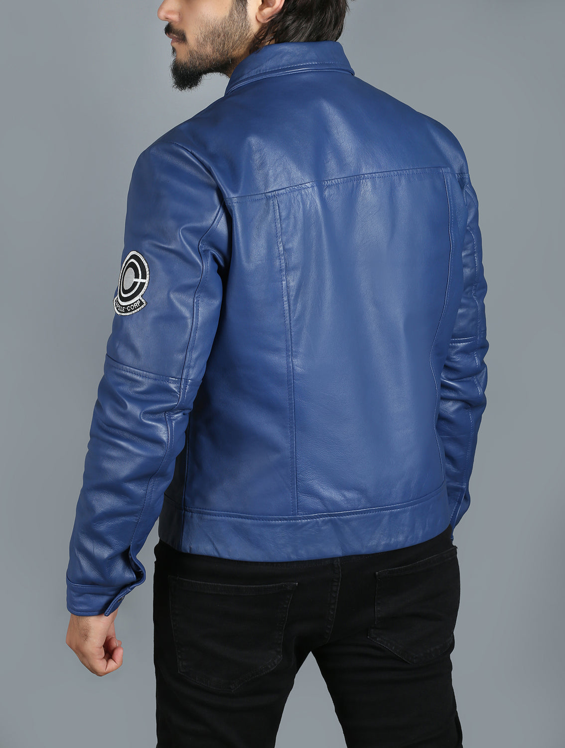 Dbz Future Trunks Capsule Corp Blue Leather Jacket Fanzilla Jackets